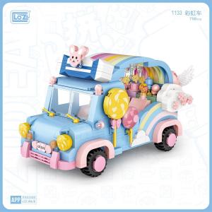 Rainbow Car (mini blocks)