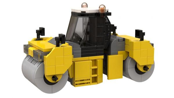 Compressor road roller