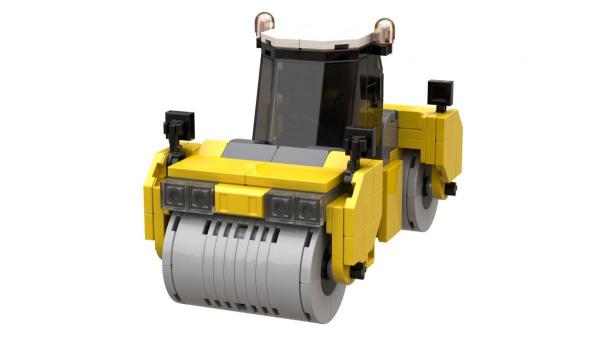 Compressor road roller