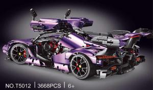 Supersportscar in purple