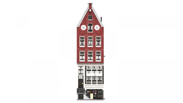 niederländische Hausfassade Amstel 1