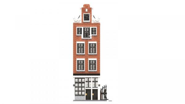 dutch house facade Amstel 5