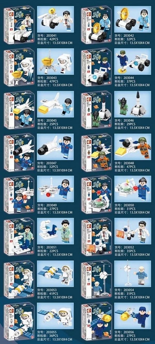 Display Box (16 versch. Space-Sets)