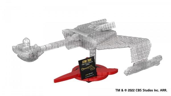 Star Trek Klingon D7 class battlecruiser Cloaked