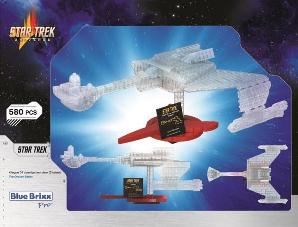 Star Trek Klingon D7 class battlecruiser Cloaked