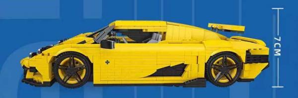 Supersportwagen in gelb