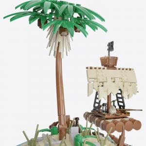 Pirates Island: Island with Raft