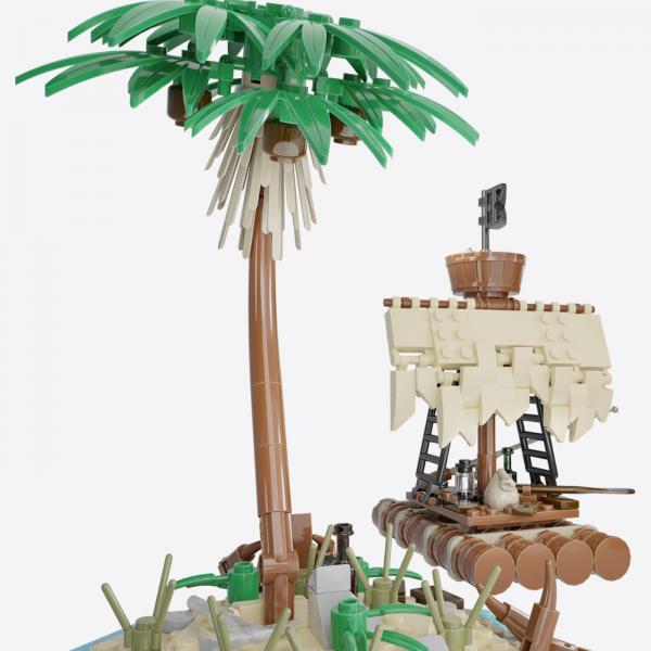 Pirates Island: Island with Raft