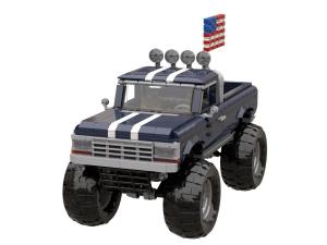 Monster truck dark blue