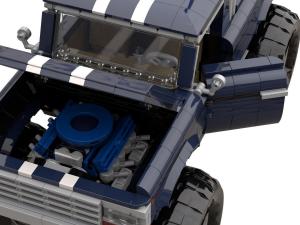 Monster truck dark blue