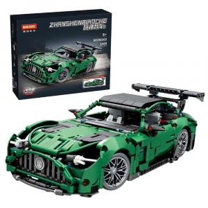 Supersportscar in green/black