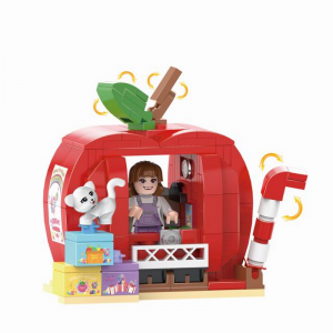 Apfel-Auto + Apfel-Geschenkeladen