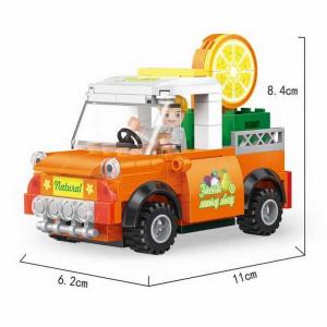 Orange Car + Orange Juice Shop