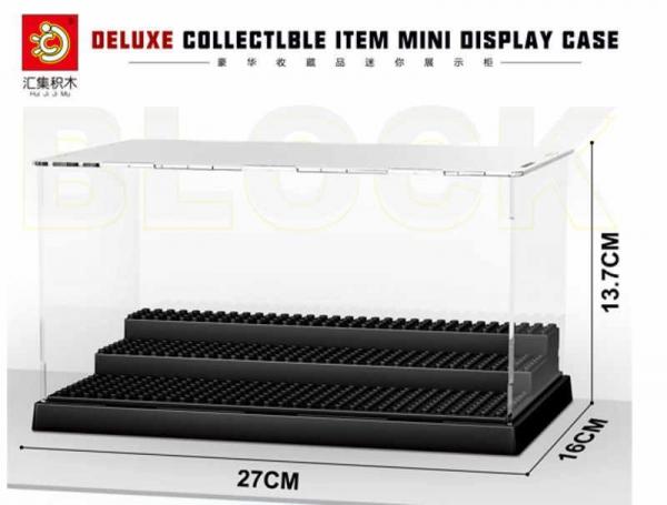Figuren-Displaybox (schwarze Bodenplatte)