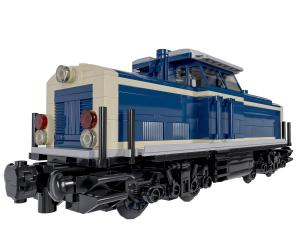 Locomotive V100 dark blue (8w)