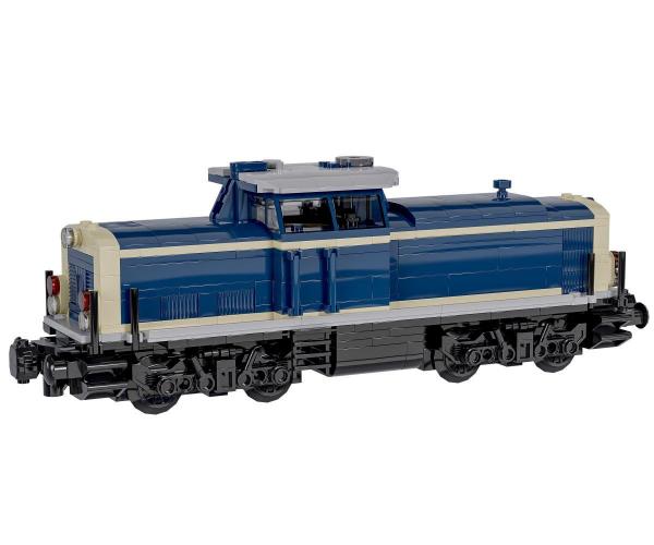 Locomotive V100 dark blue (8w)