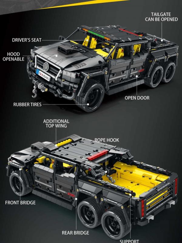 Off Road Car 6x6