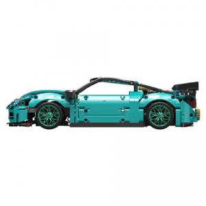 Supersportscar in mint/black