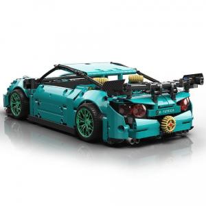 Supersportscar in mint/black