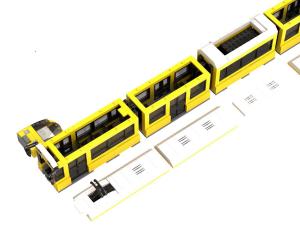 Tramway yellow white