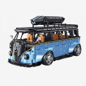 Bus in blue