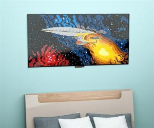 Star Trek Picard ready room painting