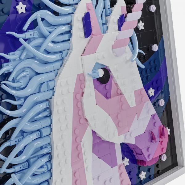 Einhorn-Wandbild