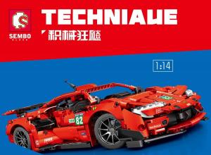 Sportscar in red