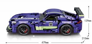 Sportscar in purple