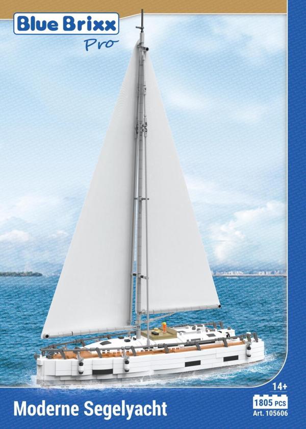 moderne segelyacht bluebrixx