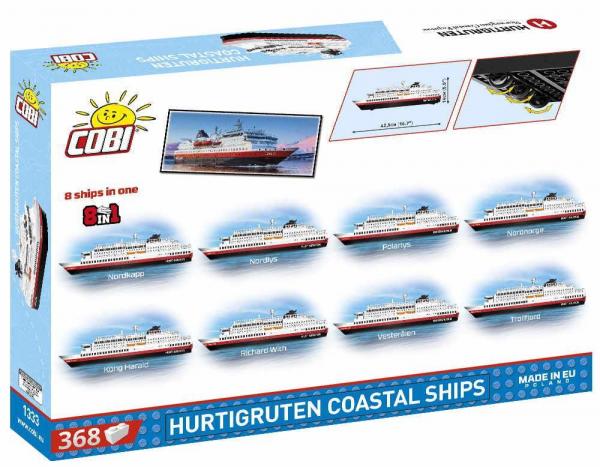 Hurtigruten Coastal Ship 8in1 Model - Exclusive version