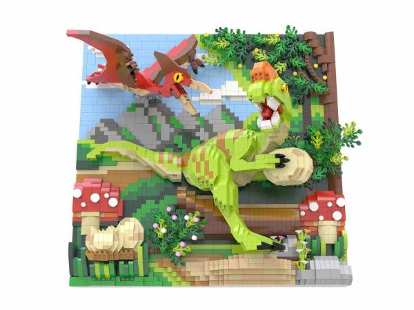 Dinosaurus Picture (diamond blocks)