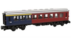 Half Dining Car Dark Blue/Dark Red Firstclass