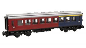 Half Dining Car Dark Blue/Dark Red Firstclass