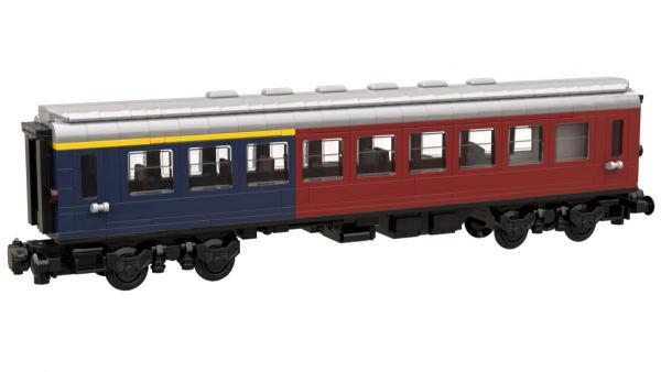 Half Dining Car Dark Blue/Dark Red Firstclass