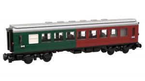 Half Dining Car Dark Green/Dark Red