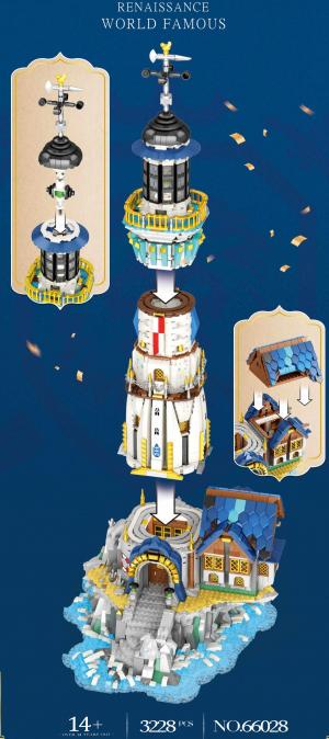 Mittelalterliche Stadt - Leuchtturm