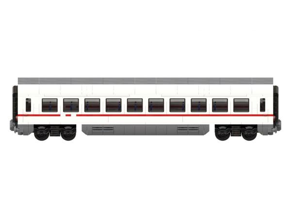 Passenger car white red