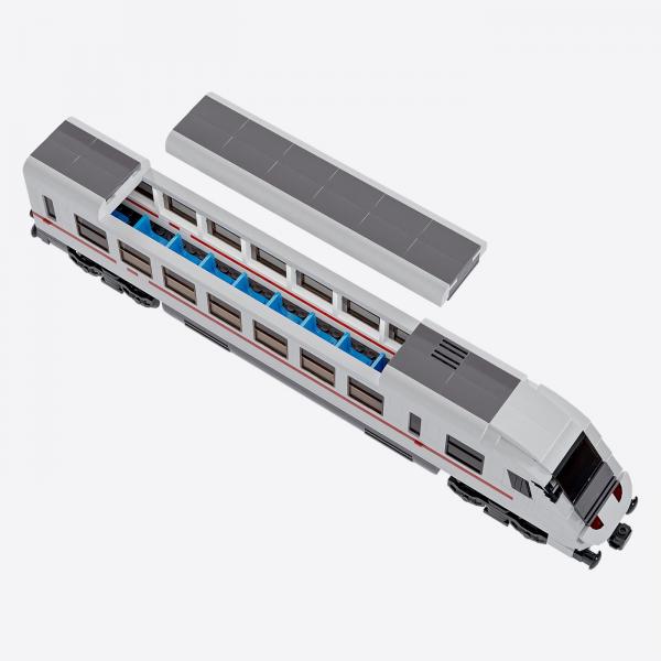 Railcar white red