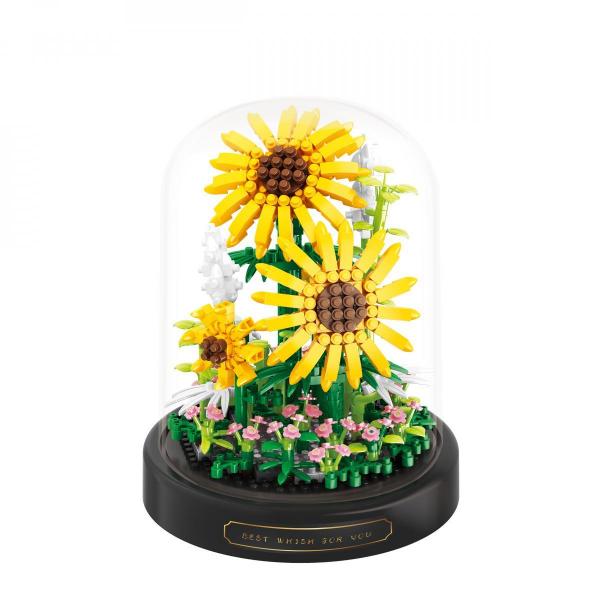 Sunflower with dome (diamond blocks) 