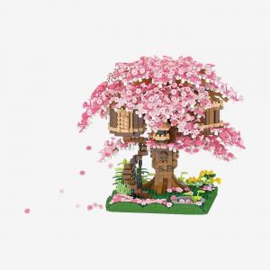 Cherry Blossom Treehouse (diamond blocks)