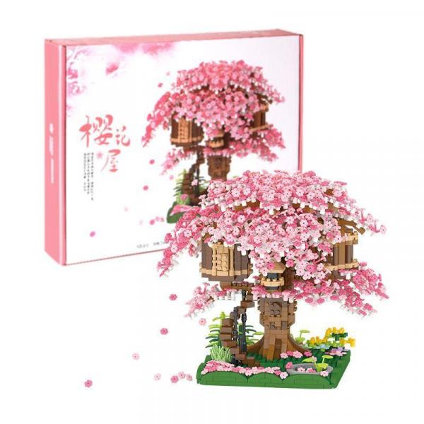 Cherry Blossom Treehouse (diamond blocks)