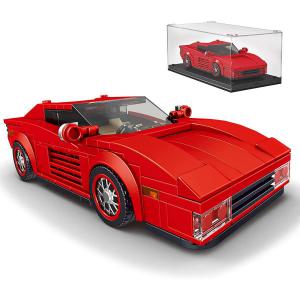 Red open sports car incl. display box 