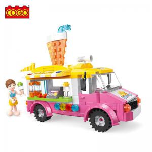 City Eiswagen inkl. Eisverkäuferin Minifigur 