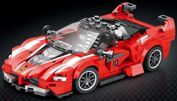 Red concept racing car