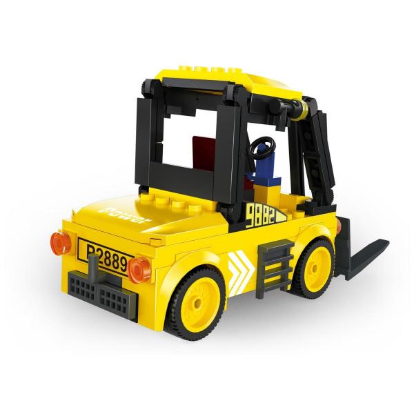 Yellow forklift