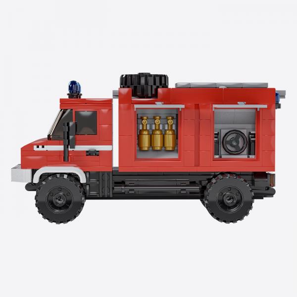 Feuerwehr Mehrzweckfahrzeug mit verschiedenen Aufbauten