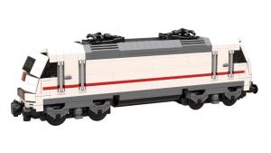 Locomotive BR 101 white red