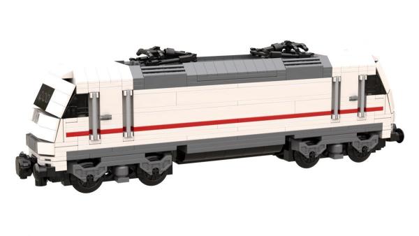 Locomotive BR 101 white red