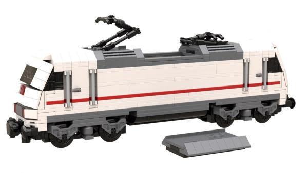 Lokomotive BR 101 weiß-rot